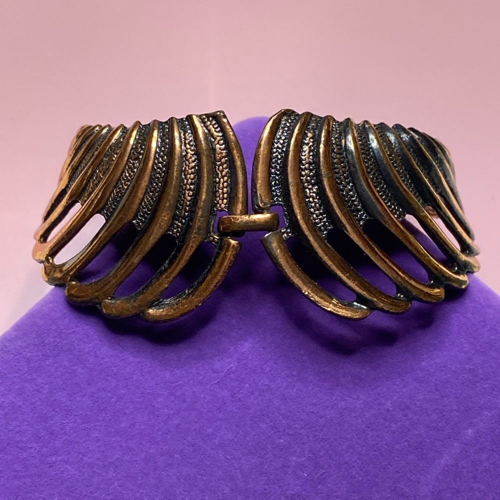 💛 Vintage Copper Angel Wings Bracelet